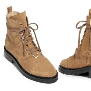 New All Saints Lira suede hiking boots 38